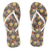 Polka Dot Stripe Pattern Teenslippers (Voetbed)