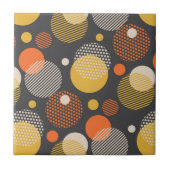 Polka Dot Stripe Pattern Tegeltje (Voorkant)