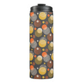 Polka Dot Stripe Pattern Thermosbeker (Voorkant)