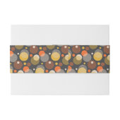 Polka Dot Stripe Pattern Uitnodigingen Wikkel (Achterkant Voorbeeld)