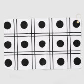 Polka Dot Stripes Golfhanddoek (Horizontaal)