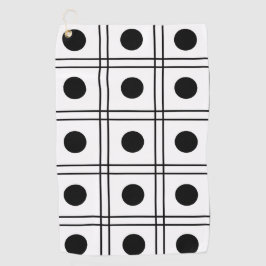 Polka Dot Stripes Golfhanddoek