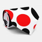 Polka Dot Stropdas (Opgerold)