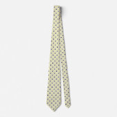 Polka Dot Stropdassen voor mannen | Brass Yellow a (Voorkant)