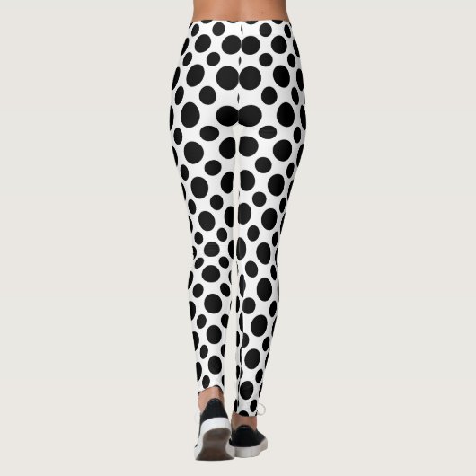  Polka Dot Style: Retro Chic Tights Leggings (Achterkant)