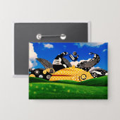 POLKA DOT SUN! BUTTON (Voorkant / Achterkant)