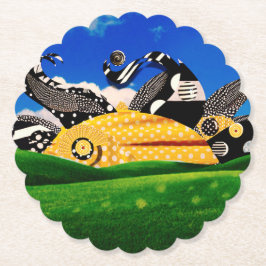 POLKA DOT SUN! KARTONNEN ONDERZETTERS