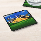 POLKA DOT SUN! KARTONNEN ONDERZETTERS (Gebogen)