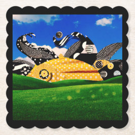 POLKA DOT SUN! KARTONNEN ONDERZETTERS