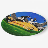 POLKA DOT SUN! PAPIEREN BORDJE (Gekanteld)