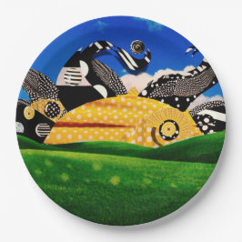 POLKA DOT SUN! PAPIEREN BORDJE