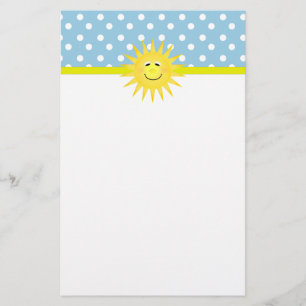 Polka Dot & Sunshine Briefpapier