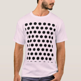 Polka Dot T-Shirt (roze en zwart)