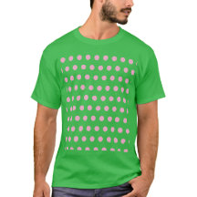 Polka Dot T-Shirt (Sage Green & Pastel Pink)