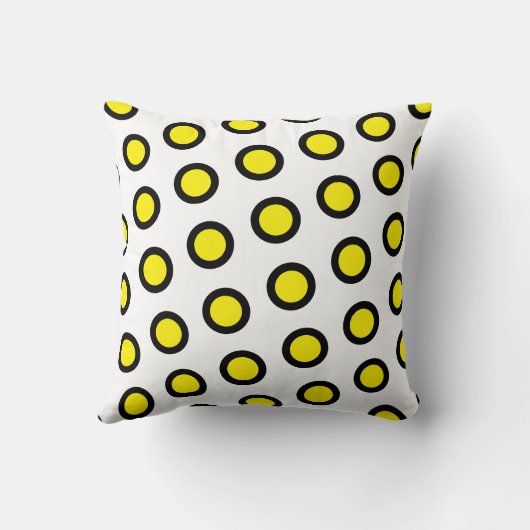 "Polka Dot" Tassen Kussen (Achterkant)