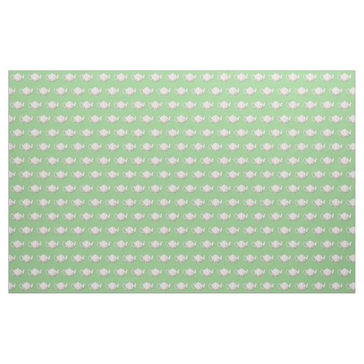 Polka Dot Tea Pot Stof (Yard (91,4 cm))