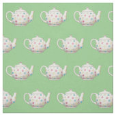 Polka Dot Tea Pot Stof (Swatch)