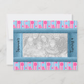 POLKA DOT THEMED BIRTHDAY ARTIJ INVITATIONS KAART (Achterkant)