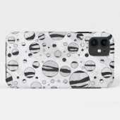 Polka Dot Tiger Black en White Print Case-Mate iPhone Case (Achterkant (horizontaal))
