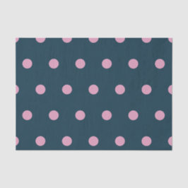 Polka Dot Tissue Paper (Midnight Blue & Soft Pink) Tissuepapier