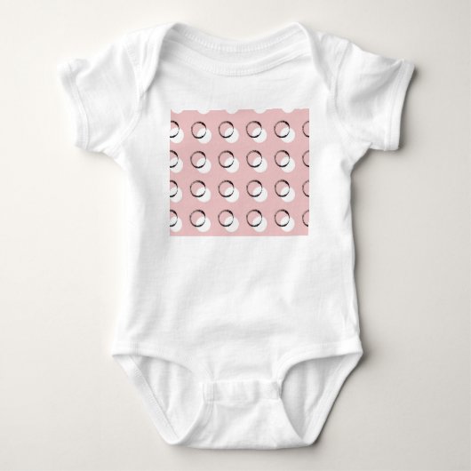 Polka dot, veelzijdig naadloos patroon romper (Voorkant)