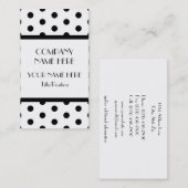 Polka Dot Visitekaartje (Voorkant / Achterkant)