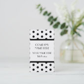 Polka Dot Visitekaartje (Staand voorkant)