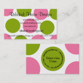 Polka Dot Visitekaartje (Voorkant / Achterkant)