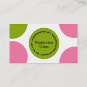 Polka Dot Visitekaartje (Achterkant)