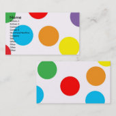 Polka Dot Visitekaartje (Voorkant / Achterkant)
