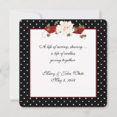 Polka Dot Vow Renewal Ceremony Kaart (Voorkant)