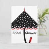 Polka Dot Vrijgezellenfeest Kaart (Staand voorkant)