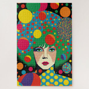 Polka-dot Vrouw Legpuzzel