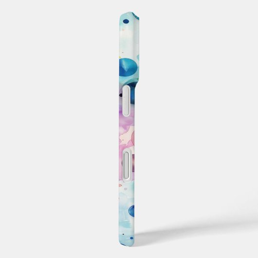 Polka Dot-Waterverf Case-Mate iPhone Case (Achterkant / Rechts)