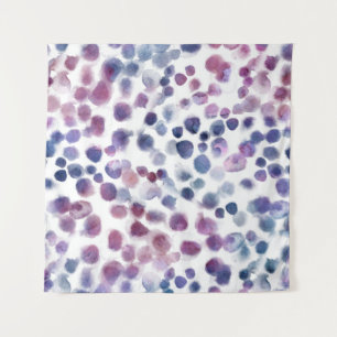 Polka Dot Waterverf: Geometrische naadloos. Wandkleed
