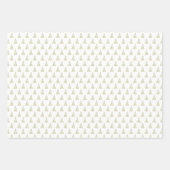 Polka Dot Waterverf kerstboom Inpakpapier Vel (Voorkant 3)