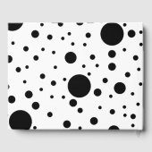 Polka Dot Wedding Guestbook Gastenboek (Achterkant)