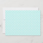 Polka Dot Wedding Invitations Kaart (Achterkant)