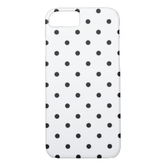 Polka Dot White en Black Case-Mate iPhone Case