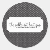 Polka Dot Zakelijke Stickers (Voorkant)
