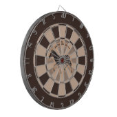 Polka Dot Zebra English Pub Dartbord (Voorkant Links)