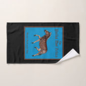 Polka Dot Zebra English Pub Handdoek (Handdoek)