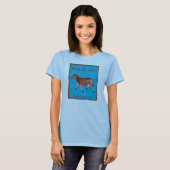Polka Dot Zebra English Pub T-shirt (Voorkant volledig)