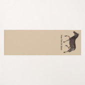 Polka Dot Zebra Yogamat (Voorkant (horizontaal))