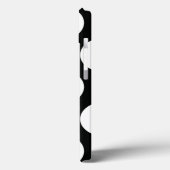 Polka Dot (zwart & wit) Elke maat  Case-Mate iPhone Case (Achterkant / Links)