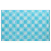 Polka dots 3/4e inch Turquoise op wit Stof (Yard (91,4 cm))