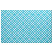 Polka dots 3/4e inch Turquoise op wit Stof (Fat Quarter)