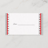 Polka Dots and Cute Ladybugs Diaper Raffle Informatiekaartje (Achterkant)