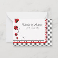 Polka Dots and Cute Ladybugs Words of Advice