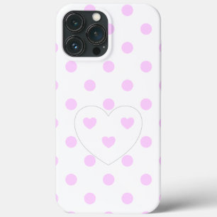Polka Dots and Hearts 4 - Weiß - schattig meisje- Case-Mate iPhone Case